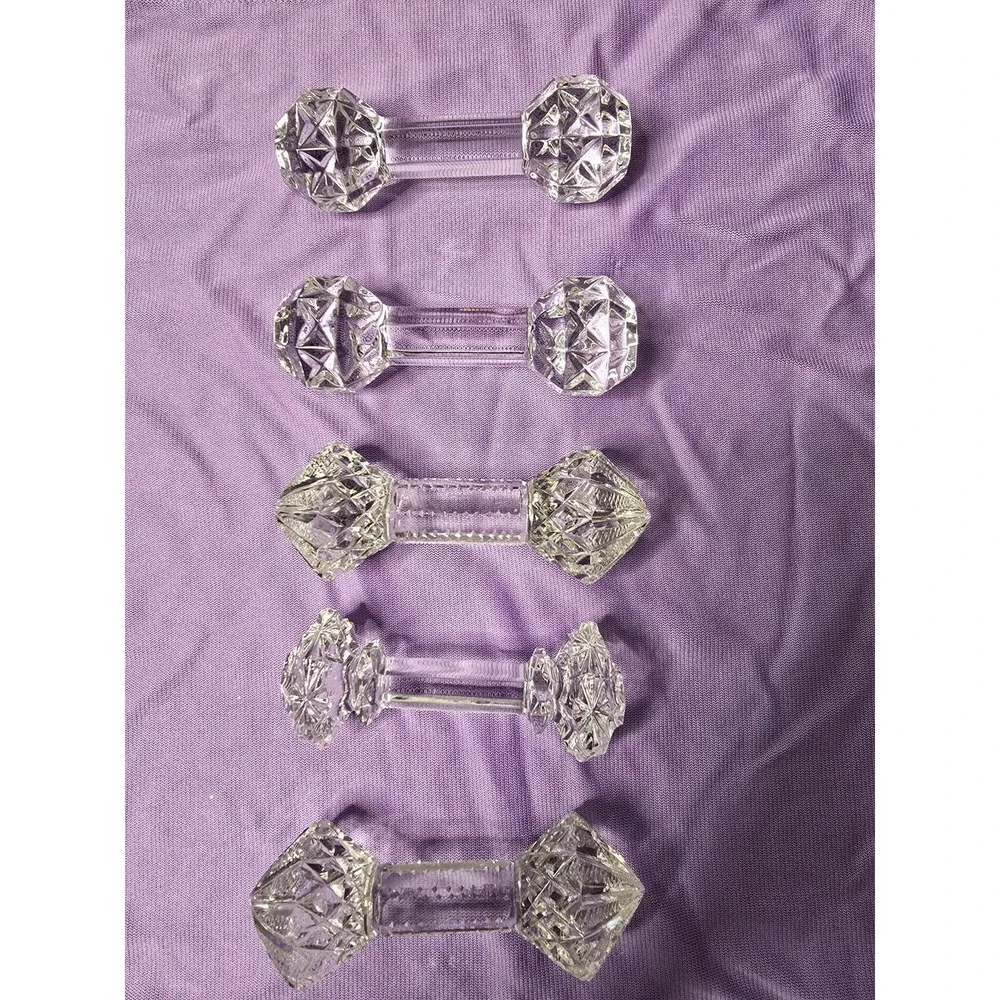Vintage‎ Knife Rests Crystal Set of 5